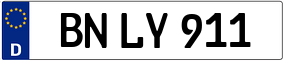 Truck License Plate